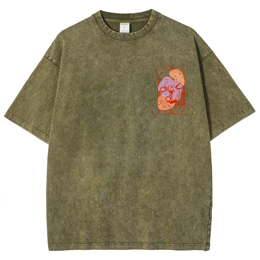 IYKYK Lesbian Sapphic Unisex Fit Washed T-Shirt