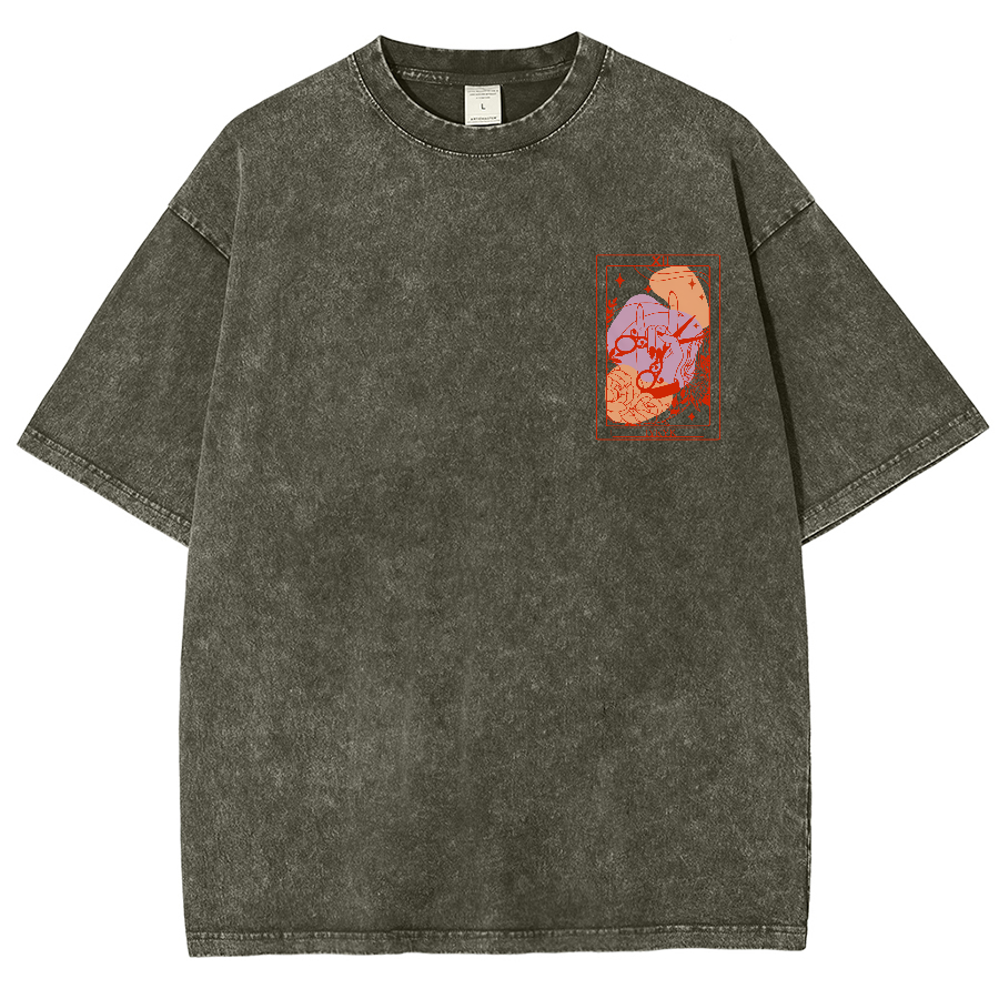 IYKYK Lesbian Sapphic Unisex Fit Washed T-Shirt