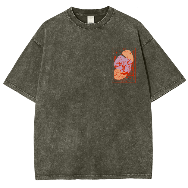 IYKYK Lesbian Sapphic Unisex Fit Washed T-Shirt