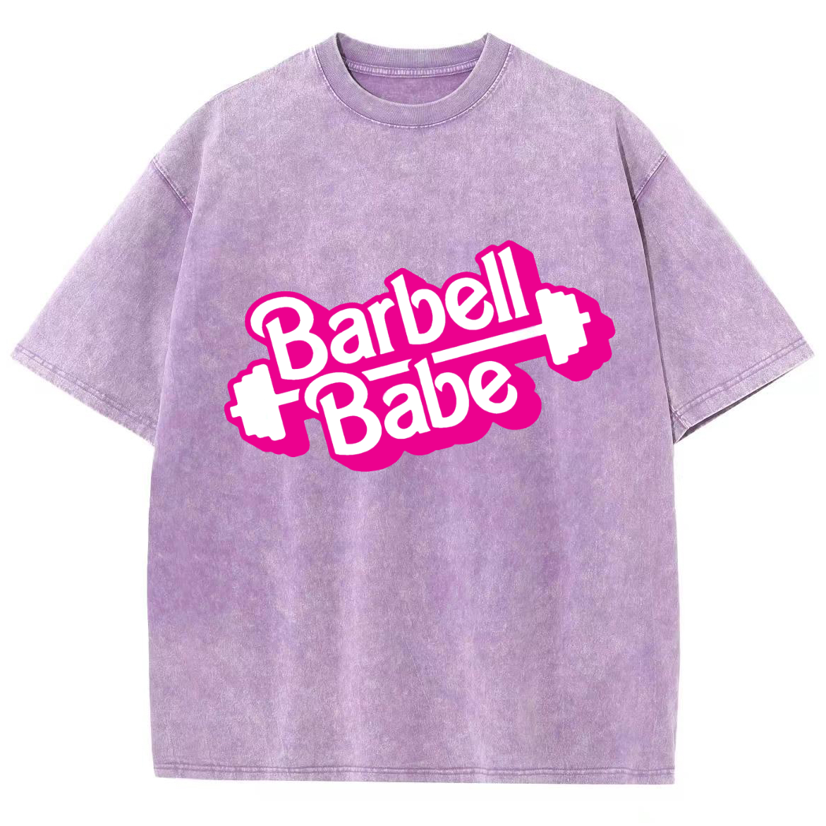Barbell Babe Unisex Fit Washed T-Shirt