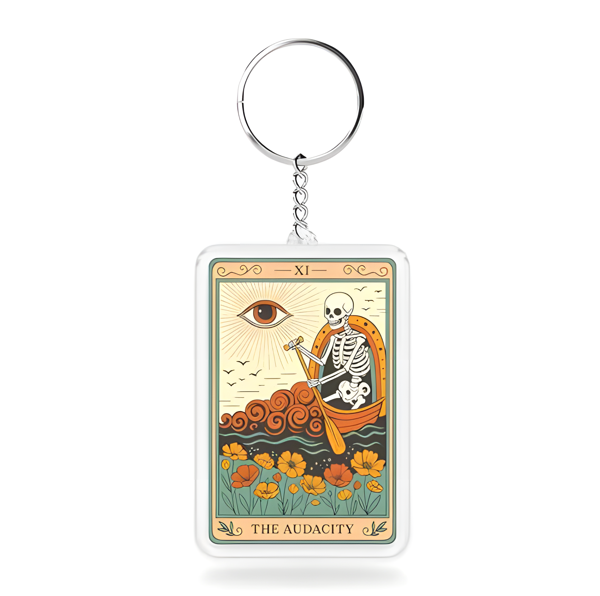 The Audacity Tarot Keychain