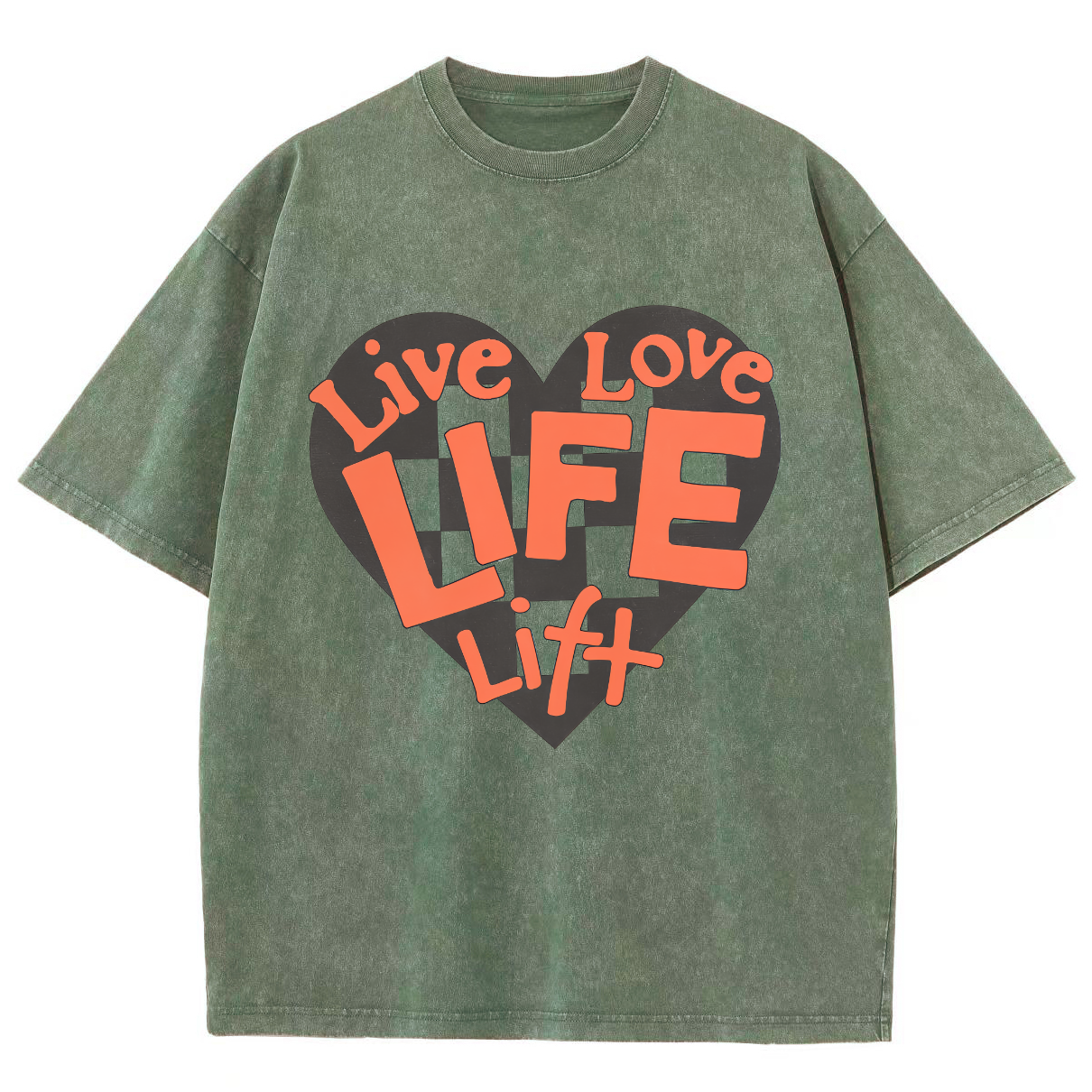 Live Love Life Unisex Fit Washed  T-Shirt