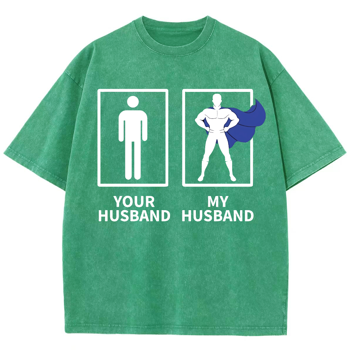 My Husband Unisex Fit Washed Oversized T-Shirt
