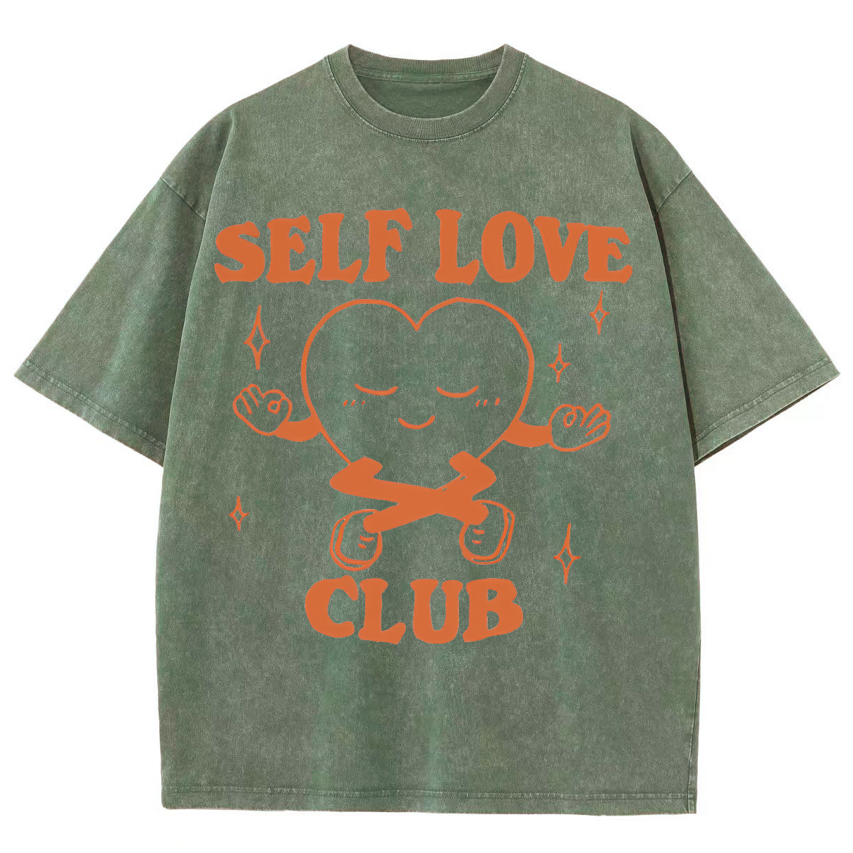 Aesthetic Self Love Unisex Fit Washed Oversized T-Shirt