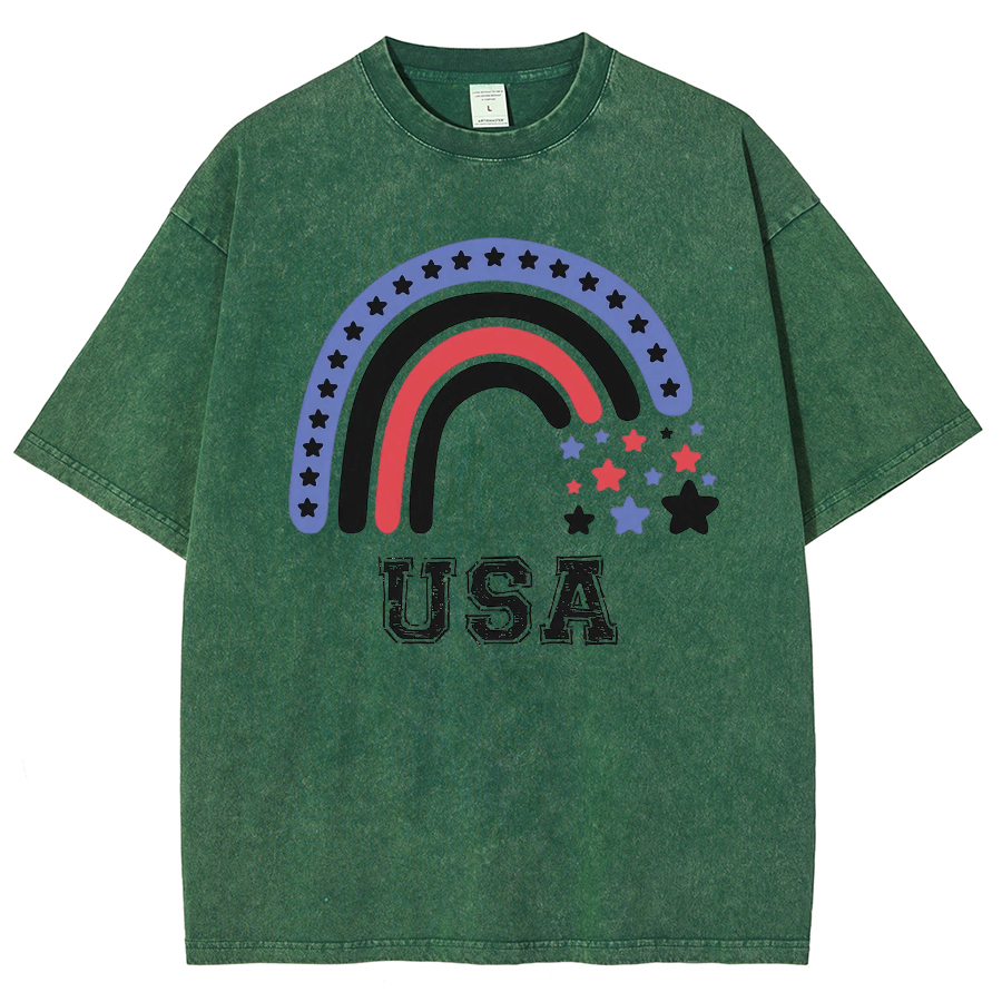 USA Washed Oversized T-Shirt