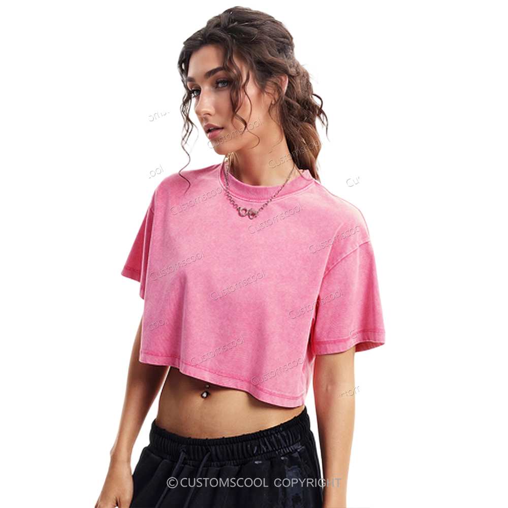 Washed Cropped T-Shirt