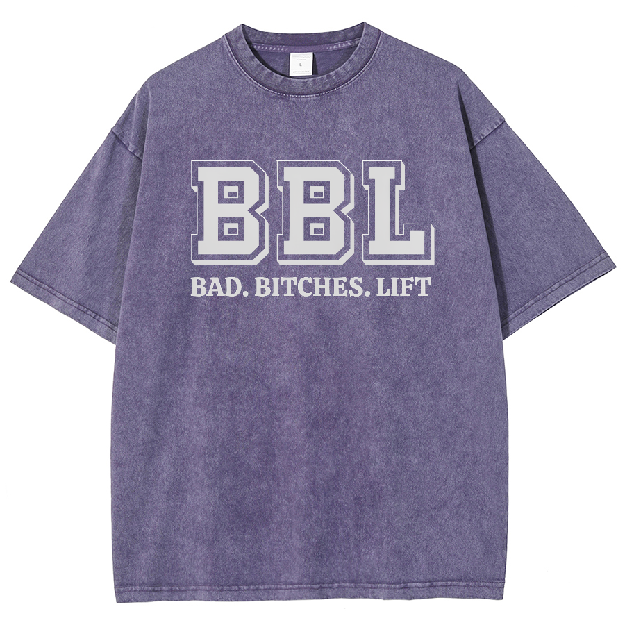 BBL Unisex Fit Washed Oversized T-Shirt