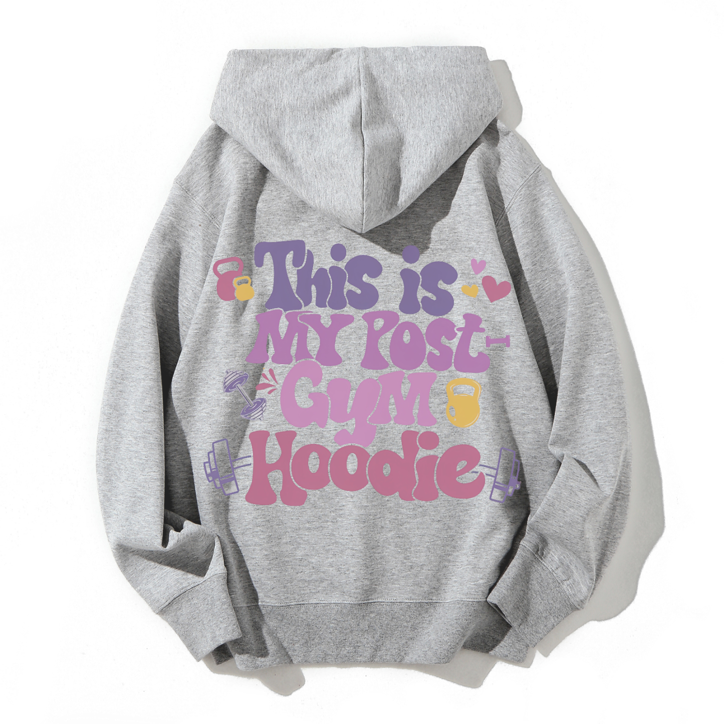 This Is My Post Gym Hoodie Solid Color Hoodie