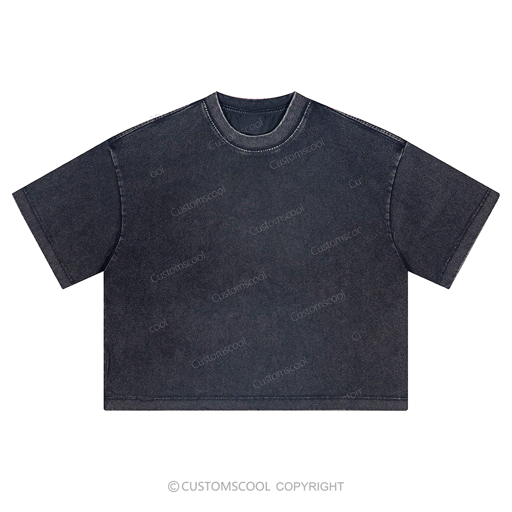 Washed Cropped T-Shirt