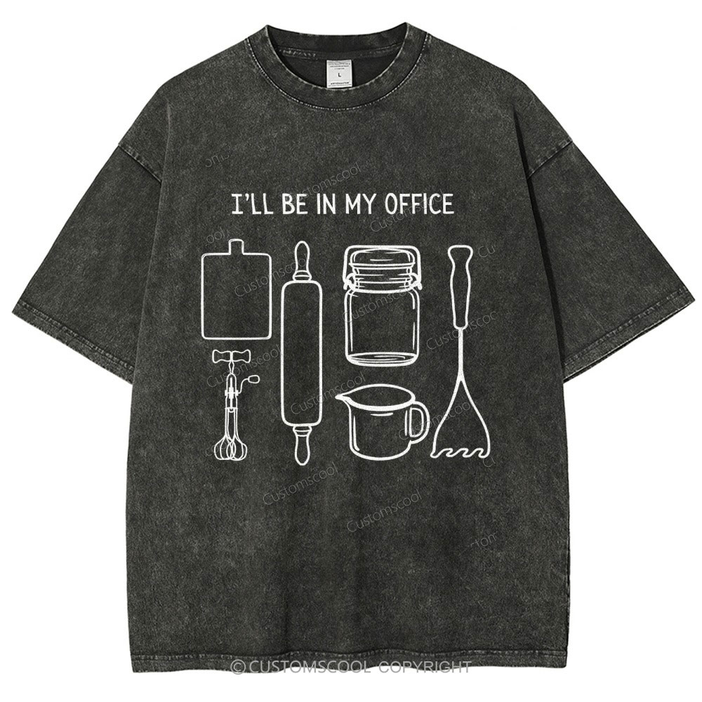 Baker's Kitchenware Unisex Fit Washed T-Shirt Customscool