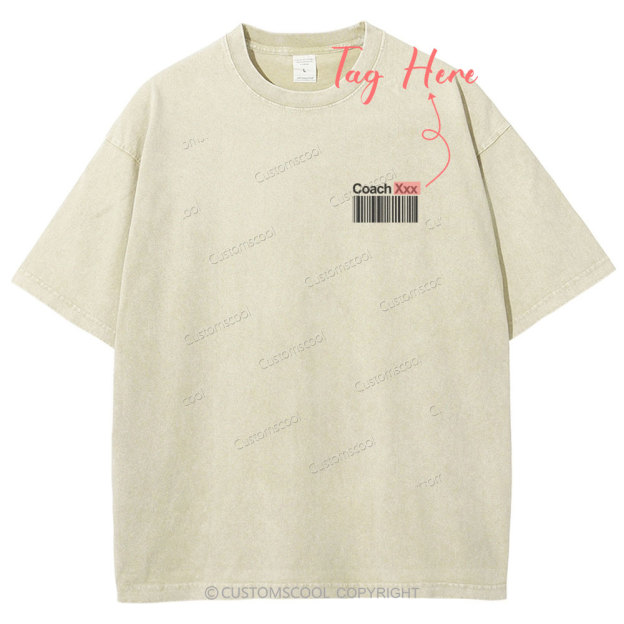 Coach Addcustom Unisex Fit Washed T-Shirt Customscool