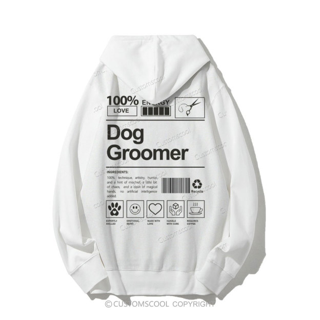 Dog Groomer Casual Hoodie Customscool