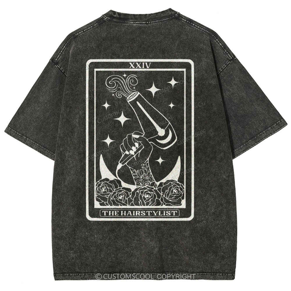 Hairstylist Unisex Fit Washed T-Shirt Customscool
