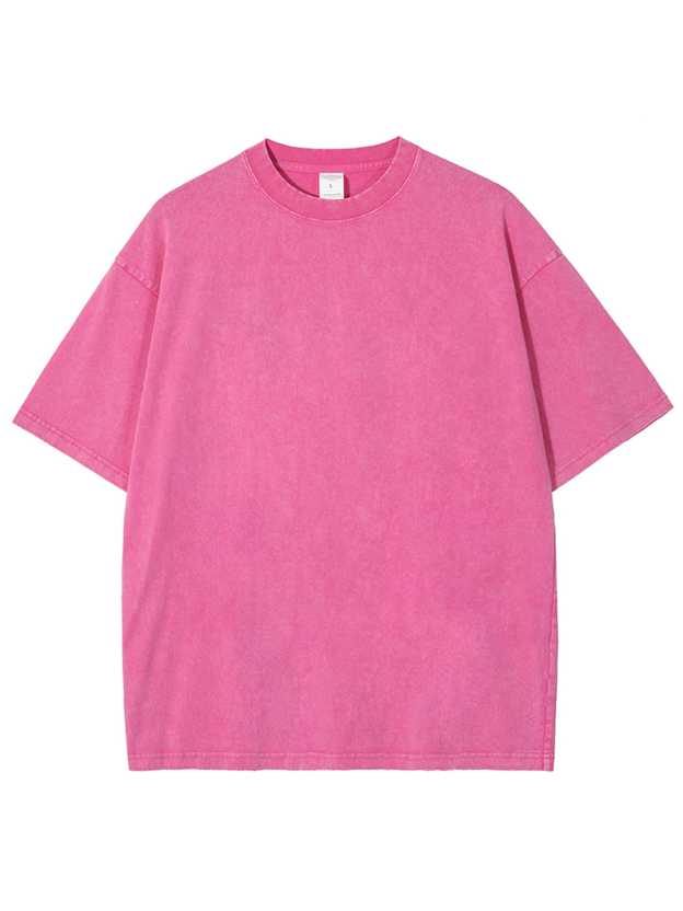 Bloom 2024 Unisex Printed Retro Washed Short Sleeved T-Shirt
