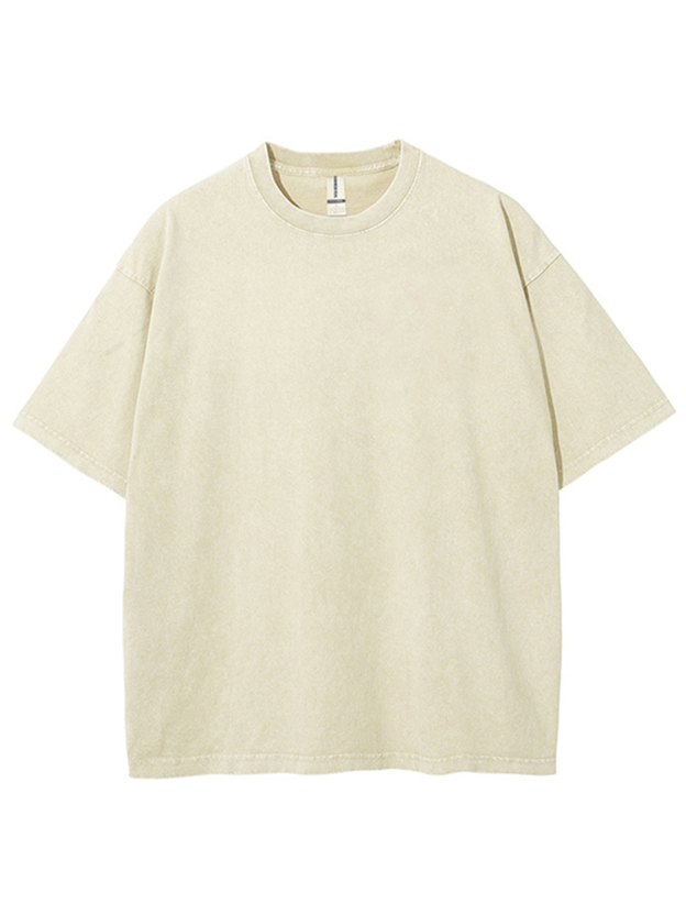 Bloom 2024 Unisex Printed Retro Washed Short Sleeved T-Shirt
