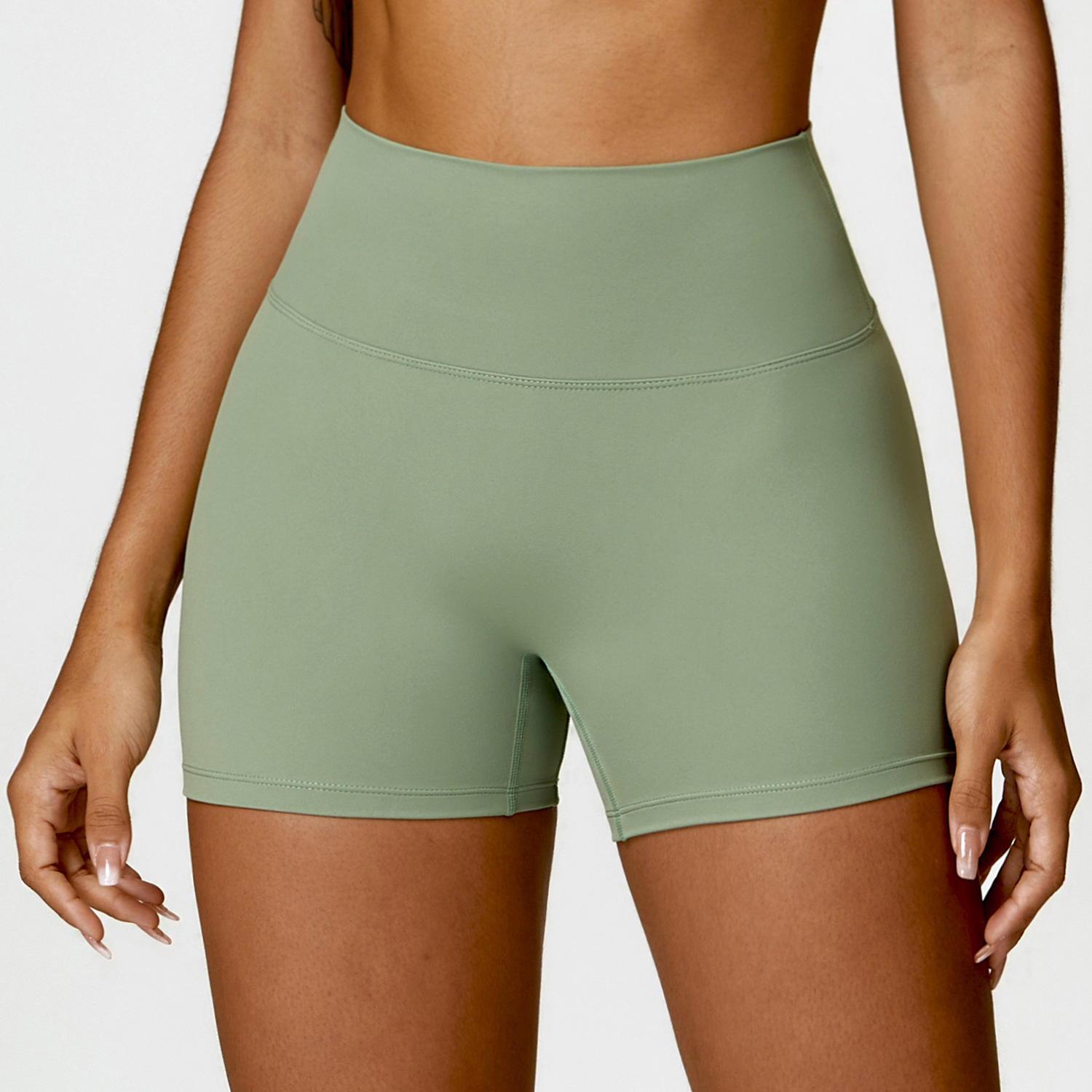 High-waisted Tummy-controlling Butt-lifting Legging Shorts Customscool