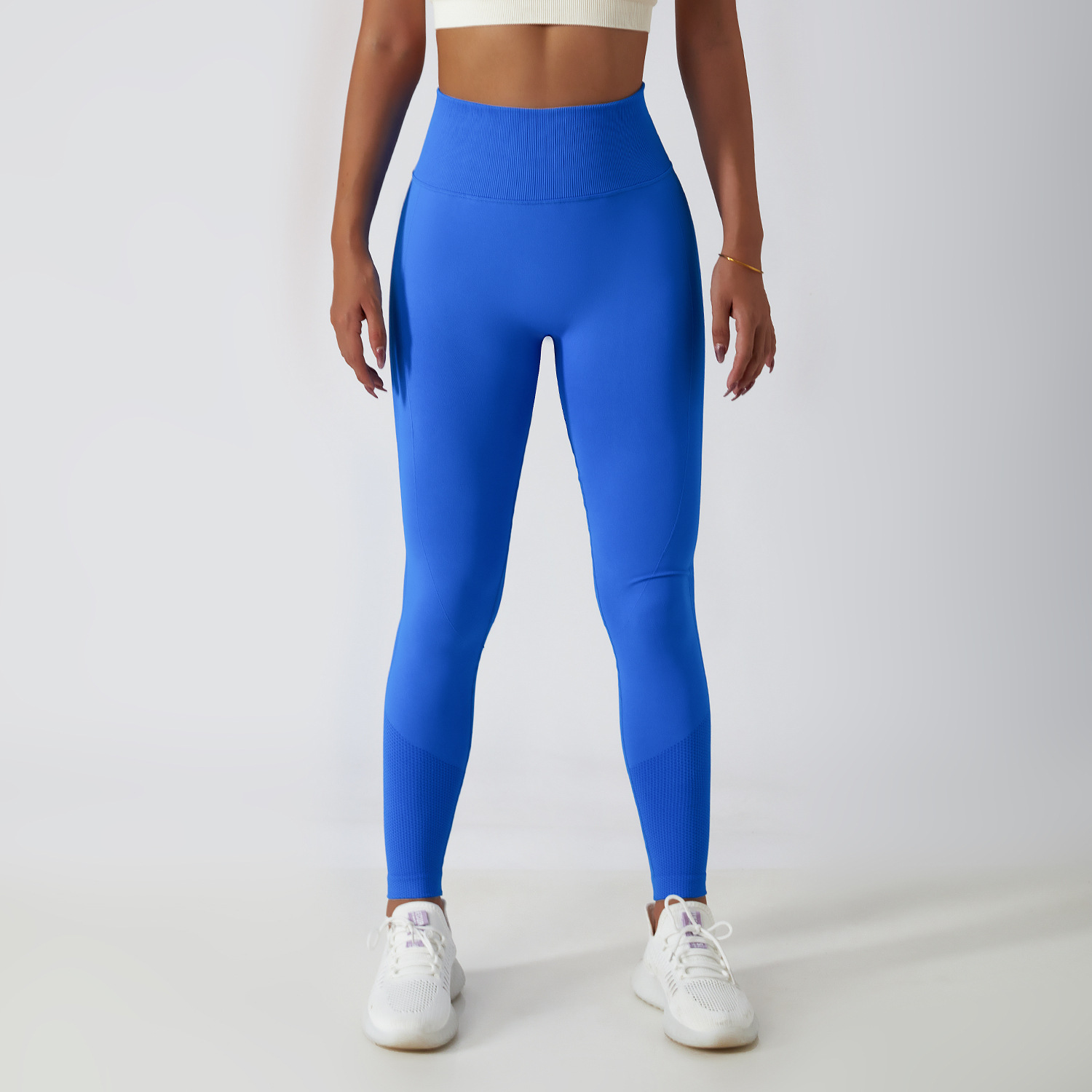 Women's Seamless Knitted Tight High Waist Butt Lift Breathable Yoga Pants Customscool