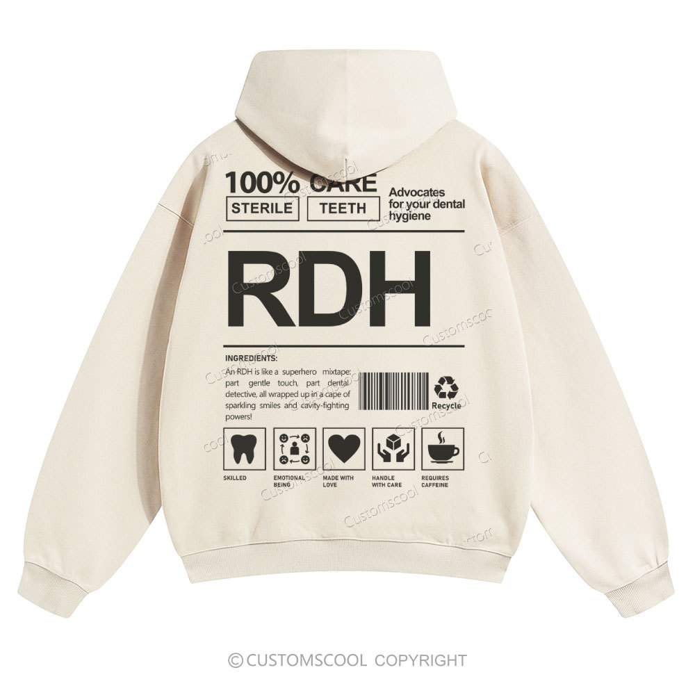 RDH Solid Color Hoodie Customscool