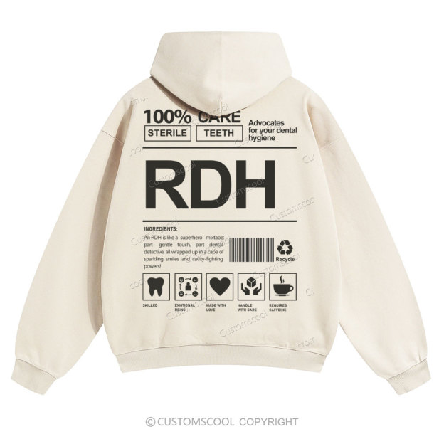 RDH Solid Color Hoodie Customscool