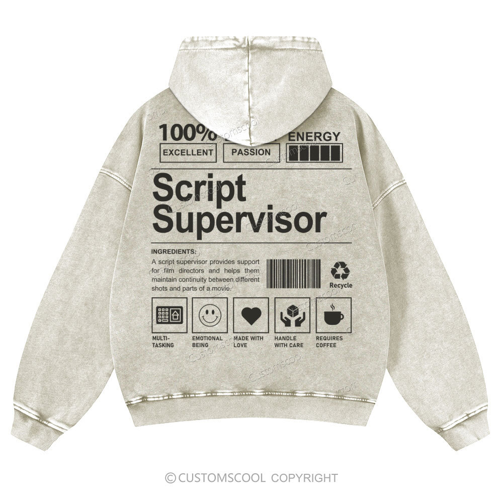 Casual Washed Hoodie