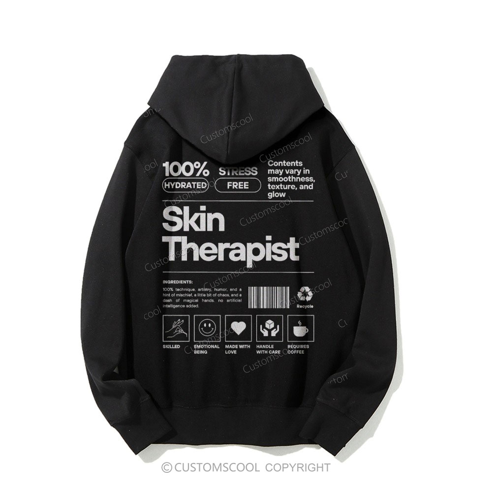 Skin Therapist Crew Neck Hoodie Customscool