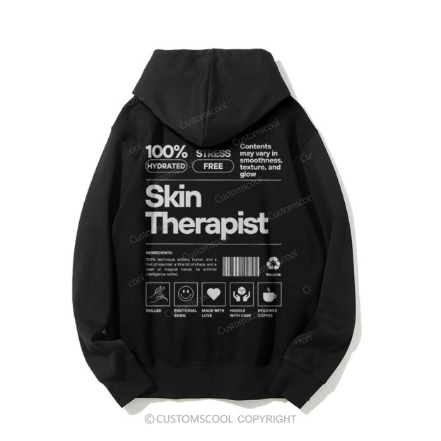Skin Therapist Crew Neck Hoodie Customscool