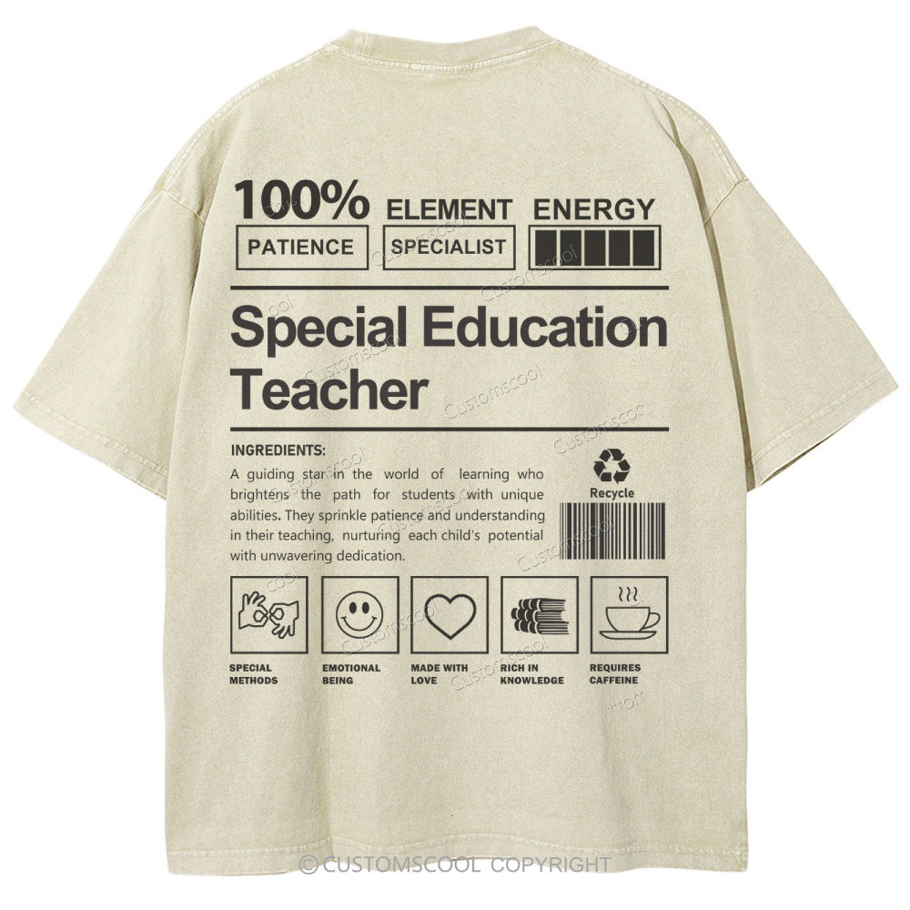 Special Education TeacherUnisex Fit Washed T-Shirt