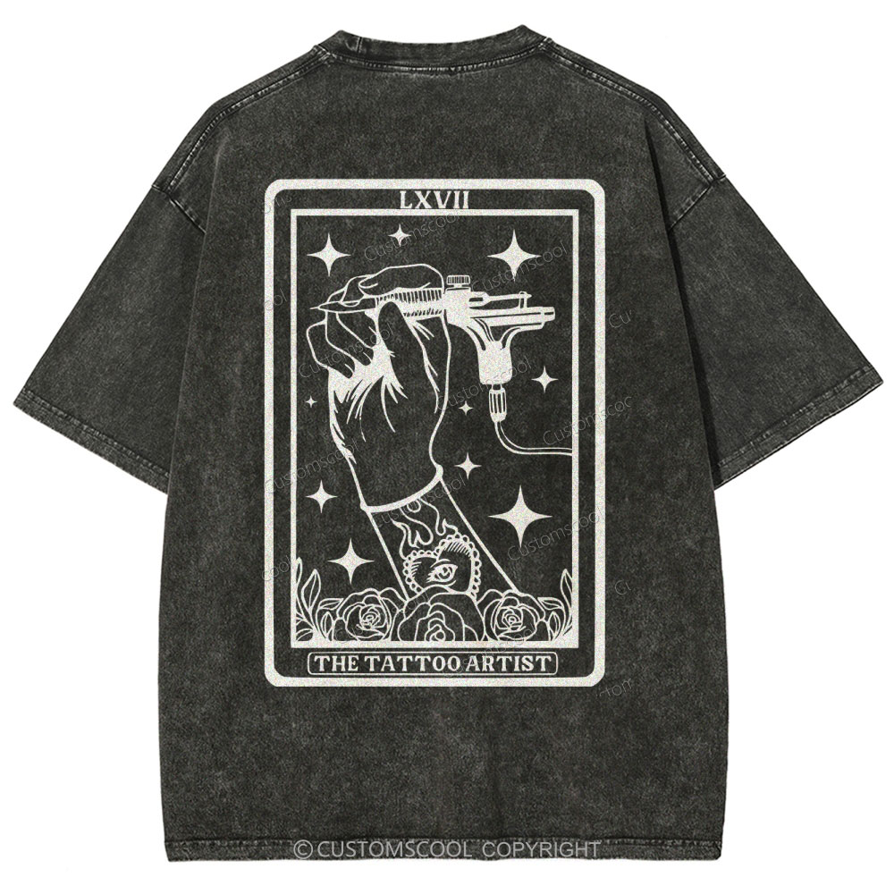 Nail Tech Unisex Fit Washed T-Shirt Customscool