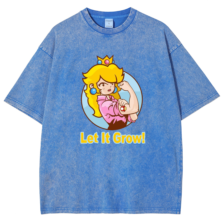Let It Grow! Unisex Fit Washed T-Shirt