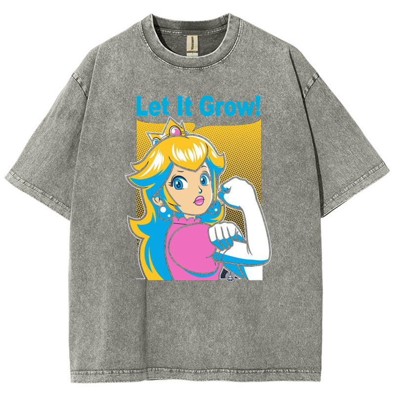 Let It Grow! Unisex Fit Washed T-Shirt