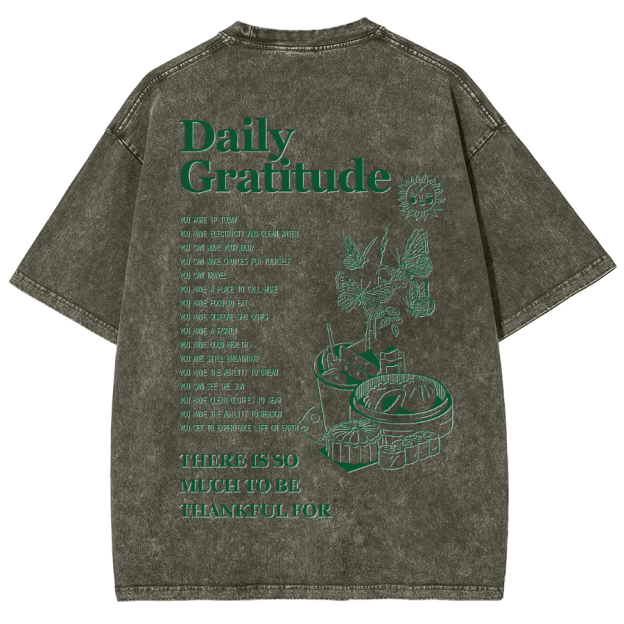 Grateful Aesthetic Summer Unisex Fit Washed T-Shirt