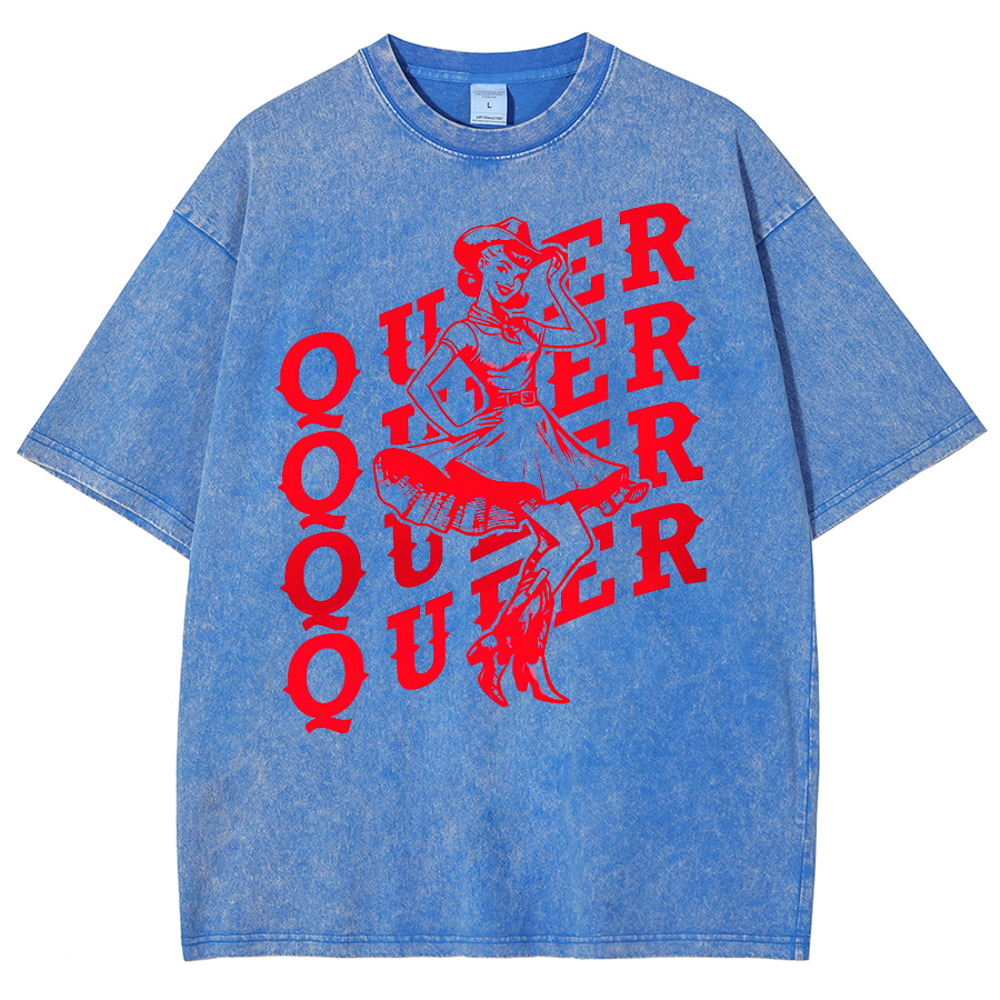 Queer Washed Oversized T-Shirt