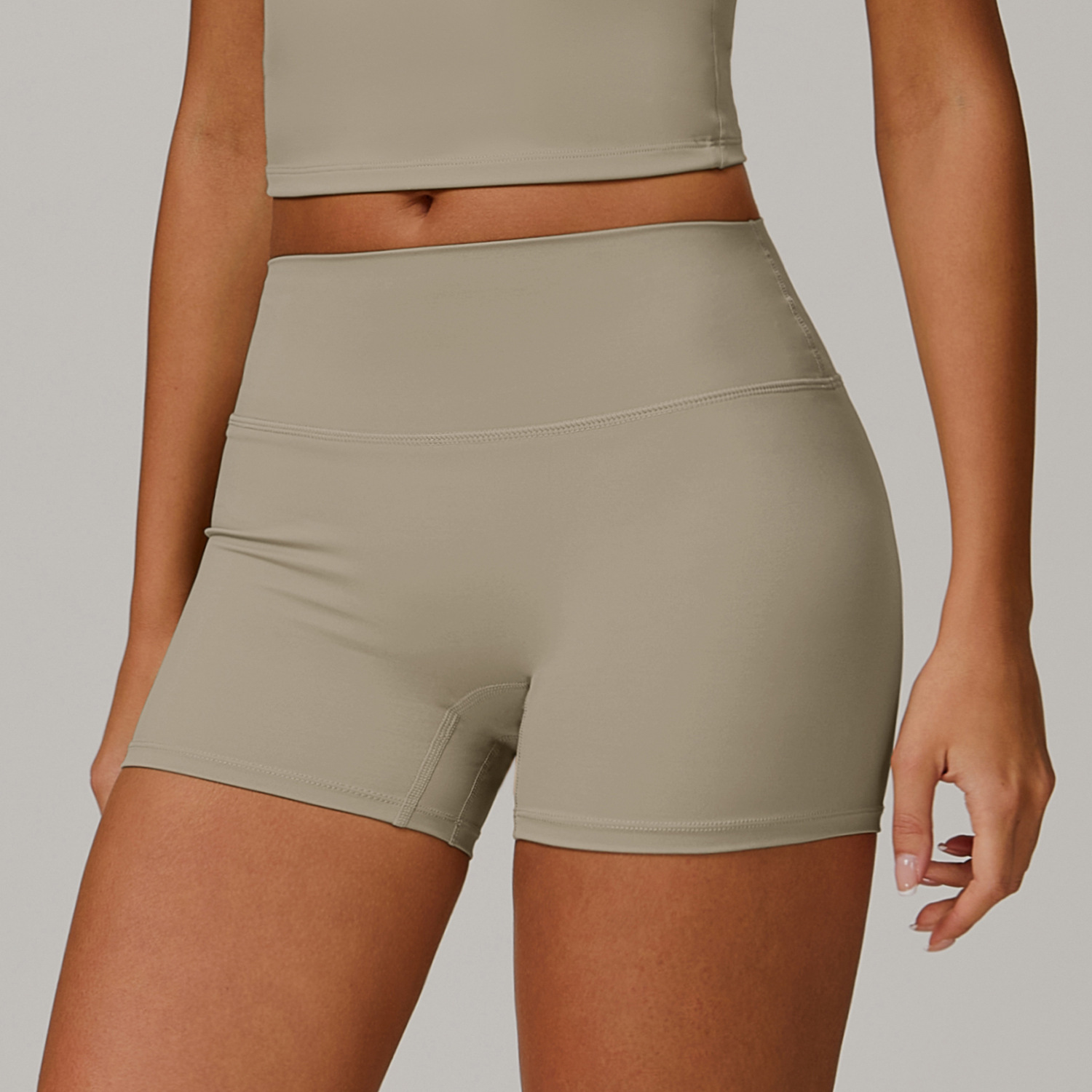 High-waisted Tummy-controlling Butt-lifting Legging Shorts Customscool