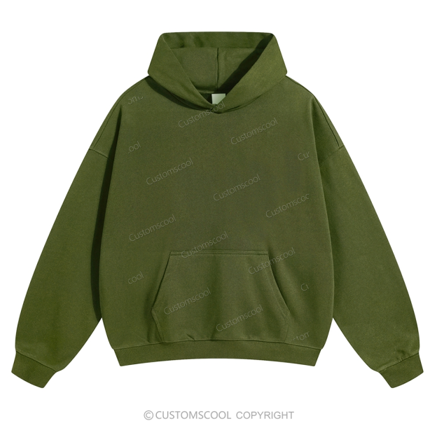 Plain Solid Color Hoodie Customscool