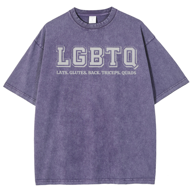 LGBTQ Unisex Fit Washed Oversized T-Shirt