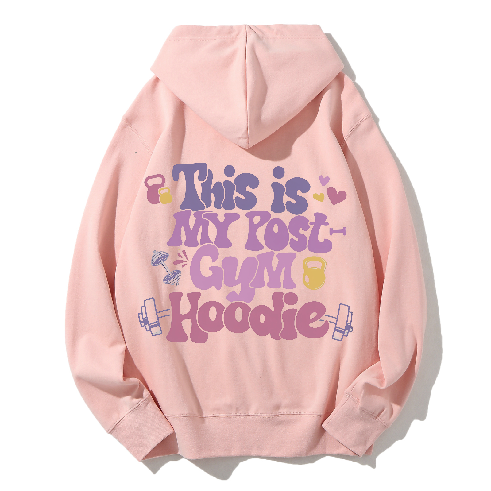 This Is My Post Gym Hoodie Solid Color Hoodie