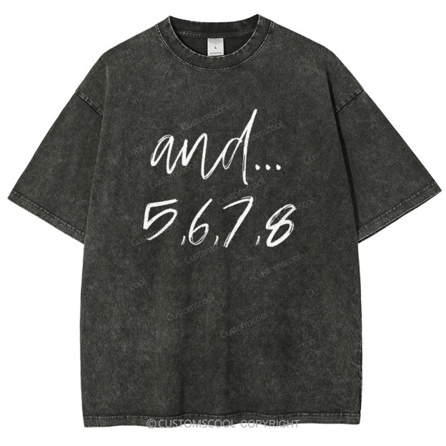 dance Unisex Fit Washed T-Shirt Customscool