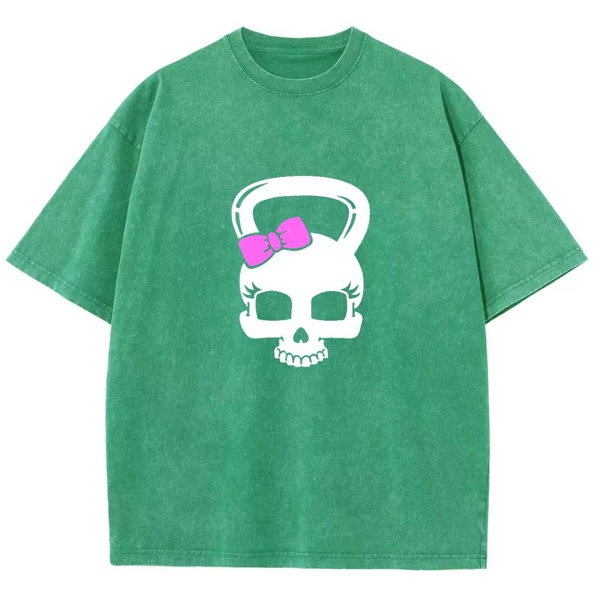 Fitness Girl Unisex Fit Washed T-Shirt