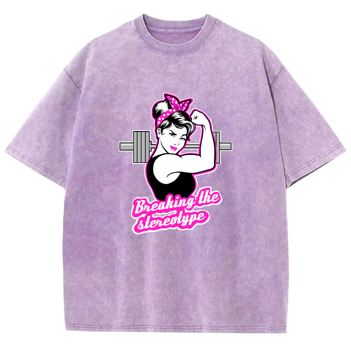 Barbell Girl Unisex Fit Washed T-Shirt