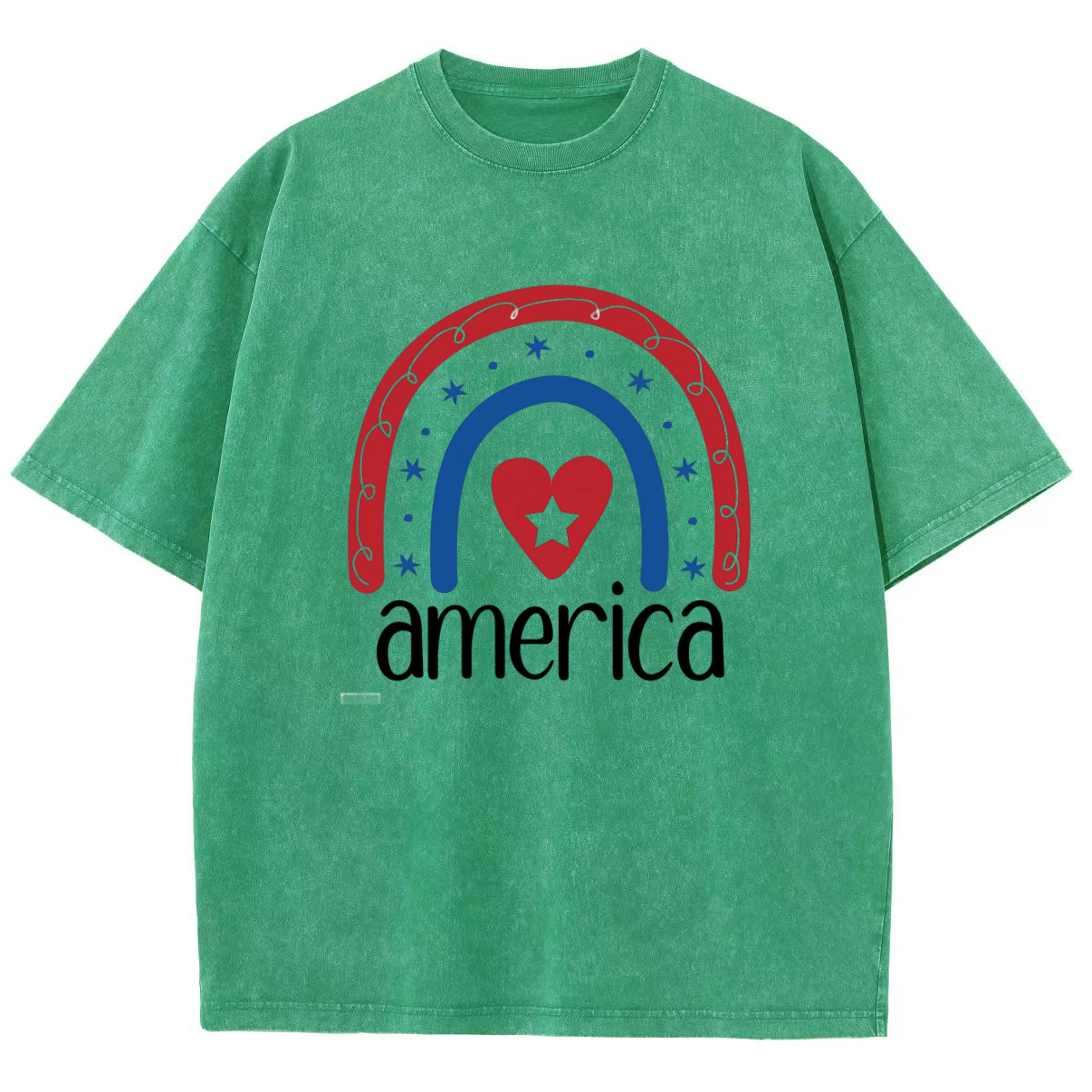 America Washed Oversized T-Shirt