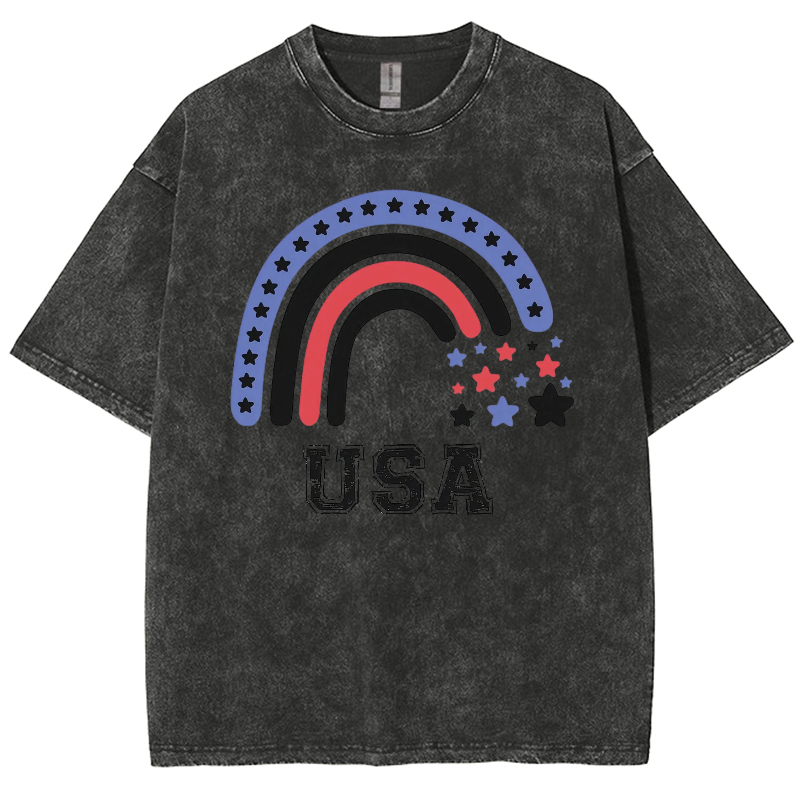 USA Washed Oversized T-Shirt