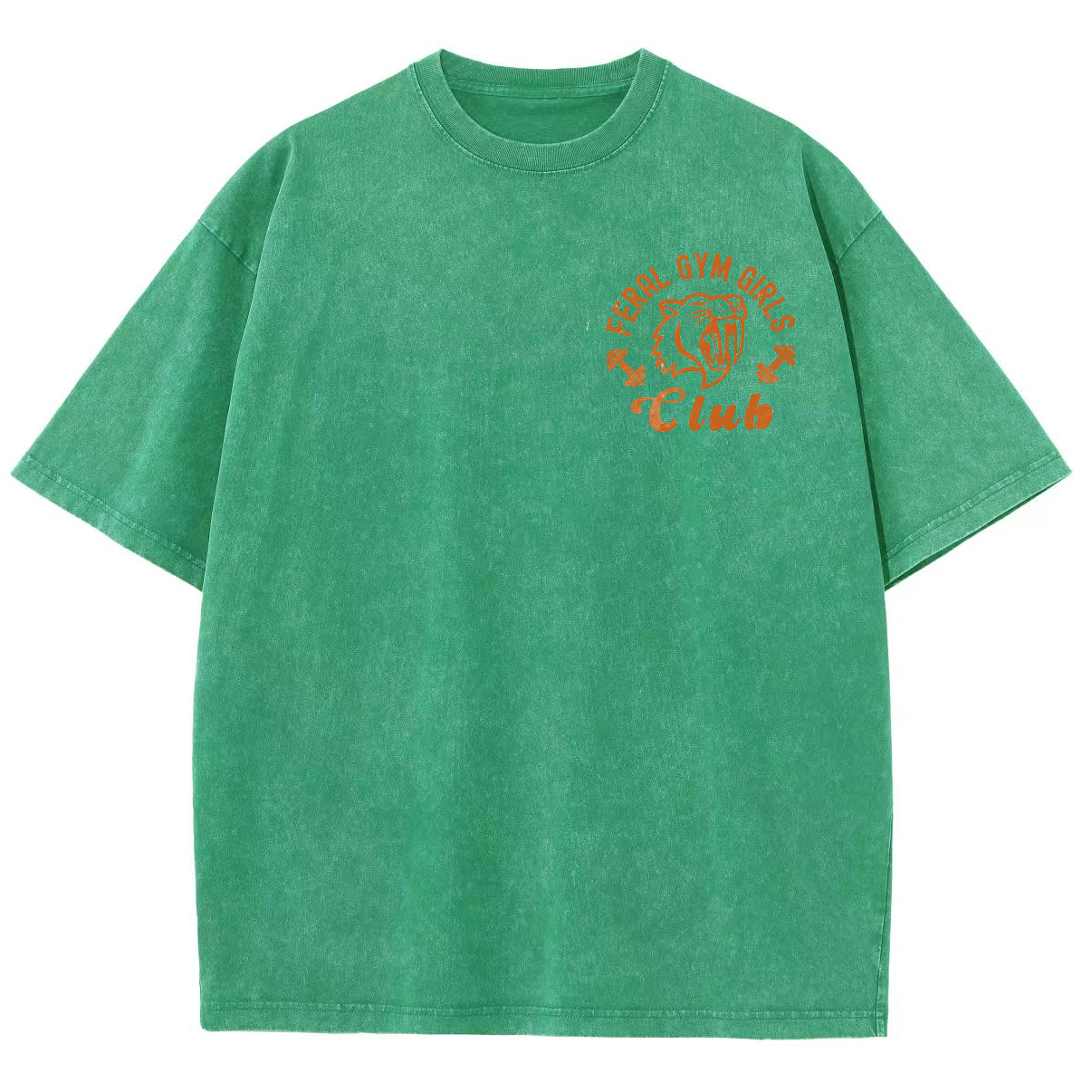 Feral Gym Girl Washed Oversized T-Shirt