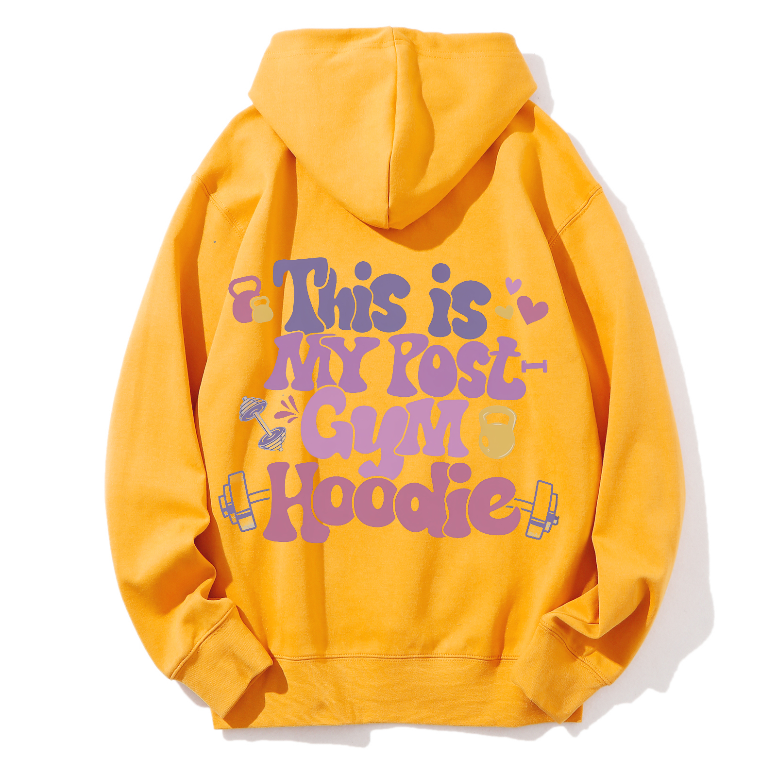 This Is My Post Gym Hoodie Solid Color Hoodie