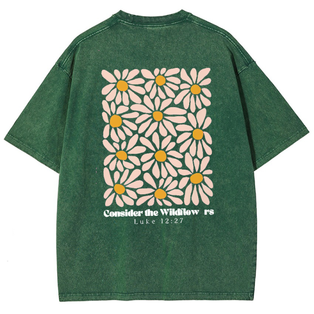 Vintage Snowflake Washed T-Shirt
