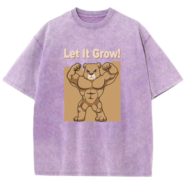 Let It Grow! Unisex Fit Washed T-Shirt
