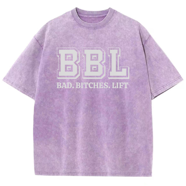 BBL Unisex Fit Washed Oversized T-Shirt