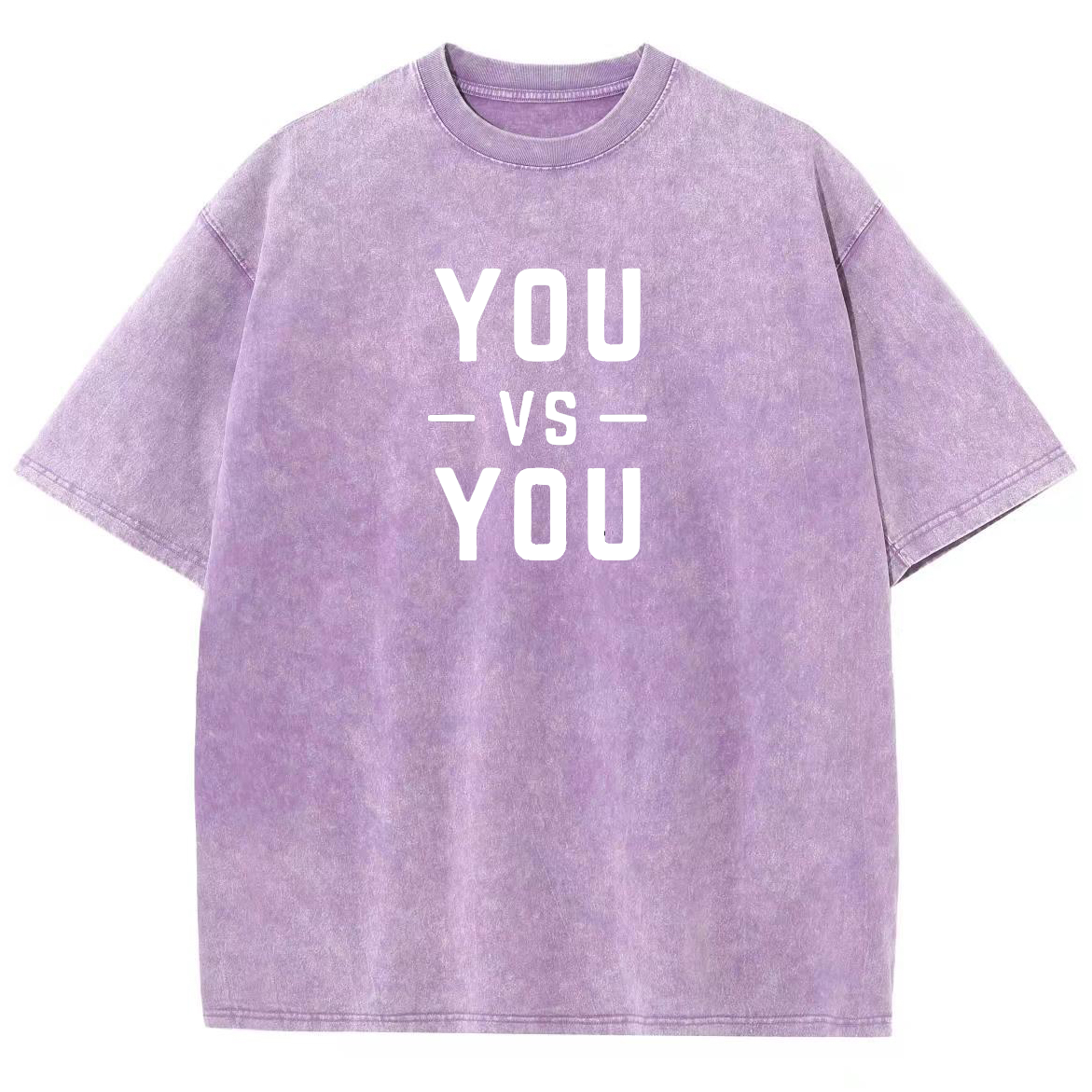 You VS You Unisex Fit Washed Oversized T-Shirt