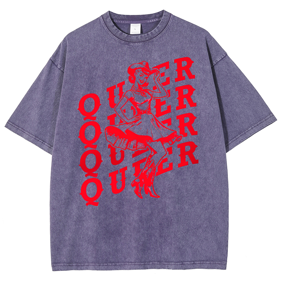 Queer Washed Oversized T-Shirt