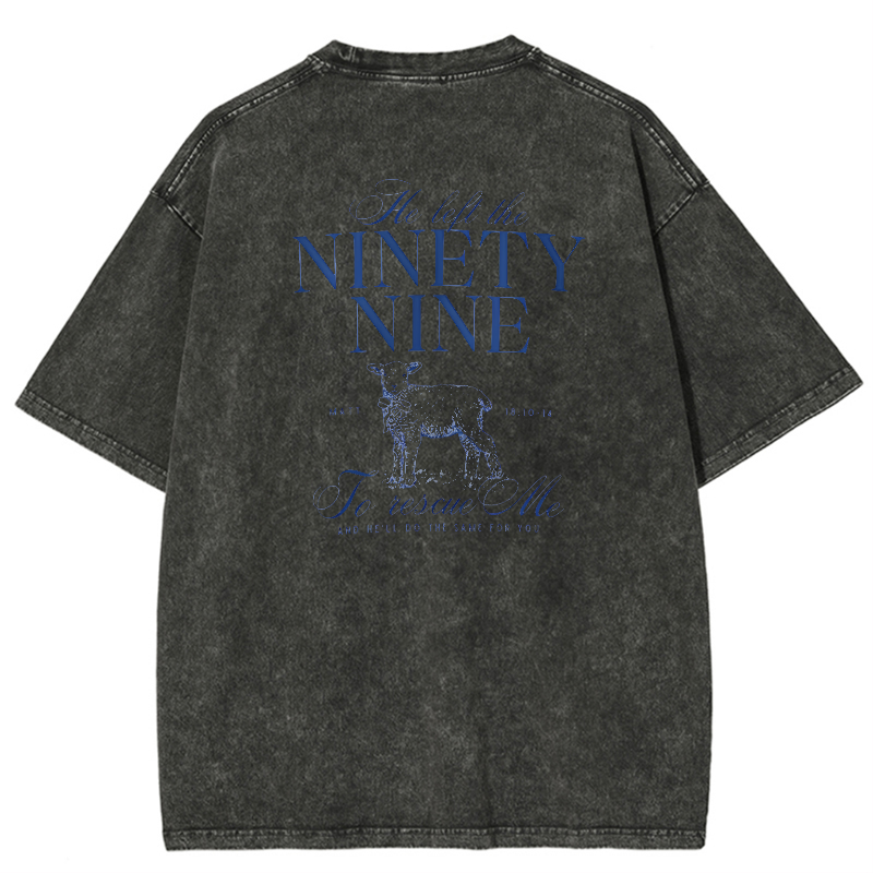 Nignty Nine Vintage Snowflake Washed T-Shirt