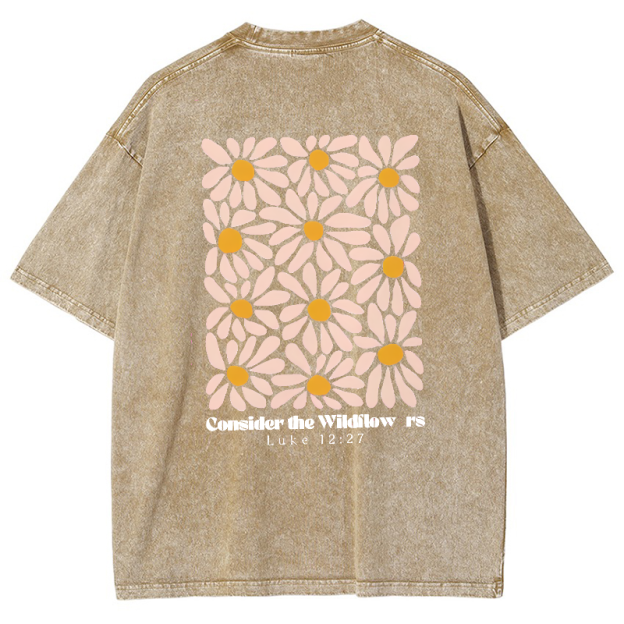 Vintage Snowflake Washed T-Shirt